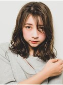 肩ライン外ハネミディ 担当 森