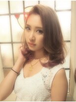 ミリュウ(Milieu)&nbsp;ダブルカラーで柔らかウェーブ