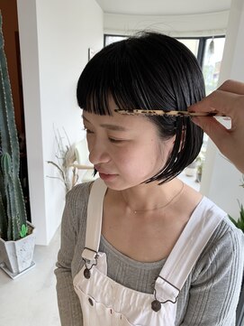 マタン(MaTiN) 黒髪ミニボブ