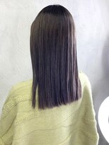 アイティー バイ アルバム 浦和店(IT by ALBUM)&nbsp;ダークカラー_かきあげロングマロンベージュ_ba321051