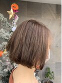 #アッシュベージュ #ボブスタイル