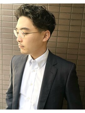 ハル(HAL) メンズ フェードパーマ