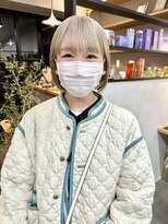 サンド 表参道(sand)&nbsp;表参道ブリーチハイトーンミルクティーベージュ