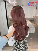 ピンク /春カラー/オージュア/髪質改善/前髪/韓国