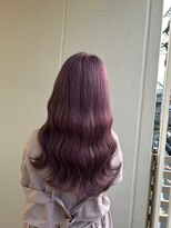 ガリカ シーム(Gallica/SEAM)&nbsp;【桑原雪音】モテ髪ラベンダーピンク/大人フェミニンロング