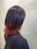 アンジェリカ(Angelica Total Beauty Lifestyle Design)&nbsp;裾カラー/オレンジカラー/イメチェン/デザインカラー/秋カラー