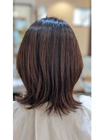 フィルアップヘア (fill up Hair)&nbsp;30代40代ミディアムウルフ乾かすだけアッシュグレージュ透明感
