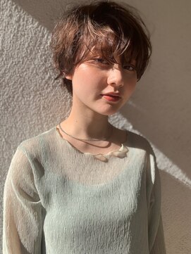キース ヘアアンドメイク 恵比寿(kith. hair&make) 抜け感ラフショート＊ショコラブラウン