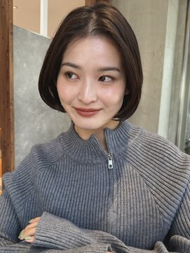 ビュートリアム 南青山(BEAUTRIUM) 大人ボブ ショートボブ 顔周りレイヤーカット 表参道30代40代
