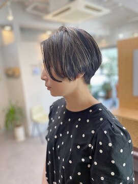 アンドチル 渋谷(AND CHILL) ハンサムショート/ハイライト/前下がりショート　渋谷