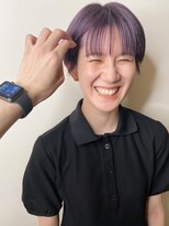 トップヘアー スパアンドリラクゼーション 安城(spa&relaxation) ナチュラルパープルカラー