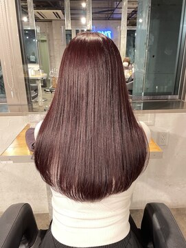 アイズ 横浜(IS) ピンクブラウン/ブリーチなしダブルカラー/横浜