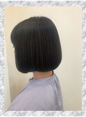 ネイビーボブショート