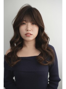 ニューヨークニューヨーク 桂店(NYNY) ☆顔周りレイヤー/くびれ巻き/薄めバング/ゆるふわ巻き