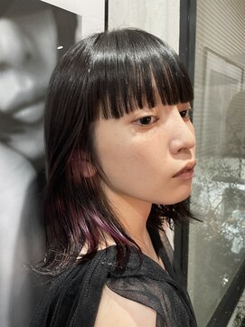 エンテ アム(en-te:am) ワイドバングとインナーカラー