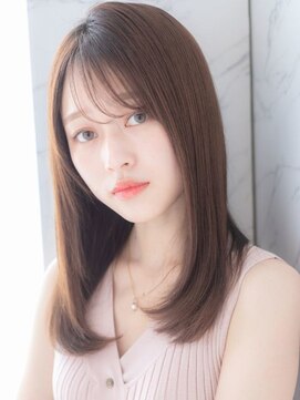 ローレン(LOREN) ナチュラルレイヤーカット美髪ストレートワンカール