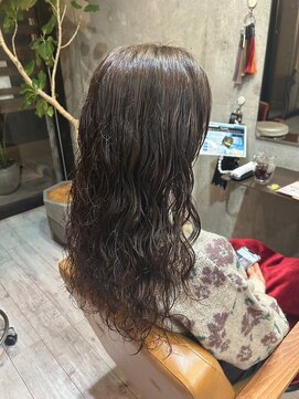 ヘア ルーナ バイ アプリーレ(hair lune by Aprire) 20代30代40代艶カラー×レイヤーカット大人可愛いパーマスタイル