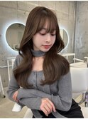 上品韓国ヘアミルクティーグレージュ