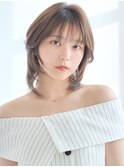 【La fith】ウルフヘア×顔周りレイヤー×シースルーバング