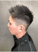 刈り上げショートジェットモヒカン/ビジネススタイル