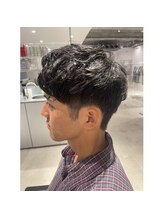 【perm】ラフシャドウパーマ　　- rough shadow perm style - 