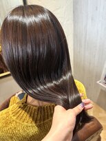 カモン(CAMON)&nbsp;ココアブラウン/きりっぱなし/髪質改善カラー