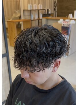 メンズギフト(men's GIFT) 刈り上げツーブロックシャドウパーマメンズマッシュ