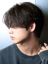 ルーシー 川越(LUCEY)&nbsp;センターパートフェザーパーマシャドウパーマメンズパーマ