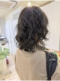 【morio成増 セリザワ】セミロング くりくりパーマ