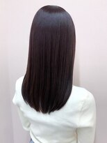 ソンノ(sonno)&nbsp;ラベンダーグレージュ 艶髪 ストレート ロング 髪質改善