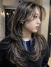 【外国人ヘアに変身!!】ハイライト+カット レイヤーカット◎