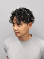 スター 稲沢店(STAR)&nbsp;ホワイトメッシュ20代30代人気メンズパーマ