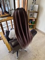 アロハナ 鈴鹿(ALOHANA)&nbsp;ピンクハイライトシールエクステ