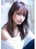 Aimee ゆるふわフェミニンミディ×バイオレットアッシュ