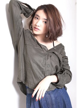 ネオリーブエクラ 上野御徒町店(Neolive eclat) ランダムワンカールスタイル　アースカラー