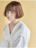 大人かわいい小顔ミニマムボブ