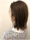 ナチュラルハイライト　秋冬トレンドカーキベージュ