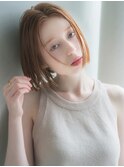 aRietta銀座*小顔×センターパート×スリーク×ショートボブ