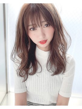 アリスバイアフロート 自由が丘(ALICe by AFLOAT) シースルーレイヤー(耳かけ毛先パーマイメチェン)