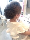 下めボリュームのアップ　ヘアセット
