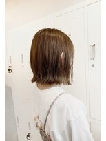 カリン ハッピーヘアライフ 長吉長原店(carin happyhairlife)&nbsp;ミルクティーカラーボブ
