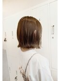 ミルクティーカラーボブ