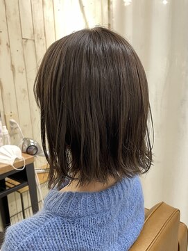 ハノン バイ リンクス 大宮(Hanon by LINKTH) ボブ/アッシュベージュ/外ハネボブ