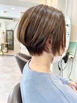 ベンジー 蔵前店(benji)&nbsp;benji蔵前 ハイライト×ショートボブ◎ショート/ボブ/蔵前美容室