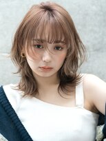 エミュ 表参道 青山(emu)&nbsp;【emu井上信洋】ワンカールパーマでエアリールーズなゆるウルフ