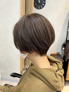 ランドバイハバナ 浅草(LAND by HAVANA) グレージュカラーと大人くびれショート　　stylist   松風　コウ
