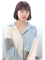 20代30代40代 ミニボブ レイヤーボブ 艶 インナーカラー