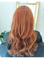 ヘアプロデュース ワイ(hairproduce y) オレンジカラー