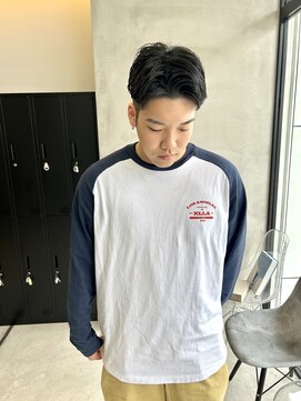 ムード タテマチ(mood tatemachi) メンズおすすめ爽やかアップバングショート