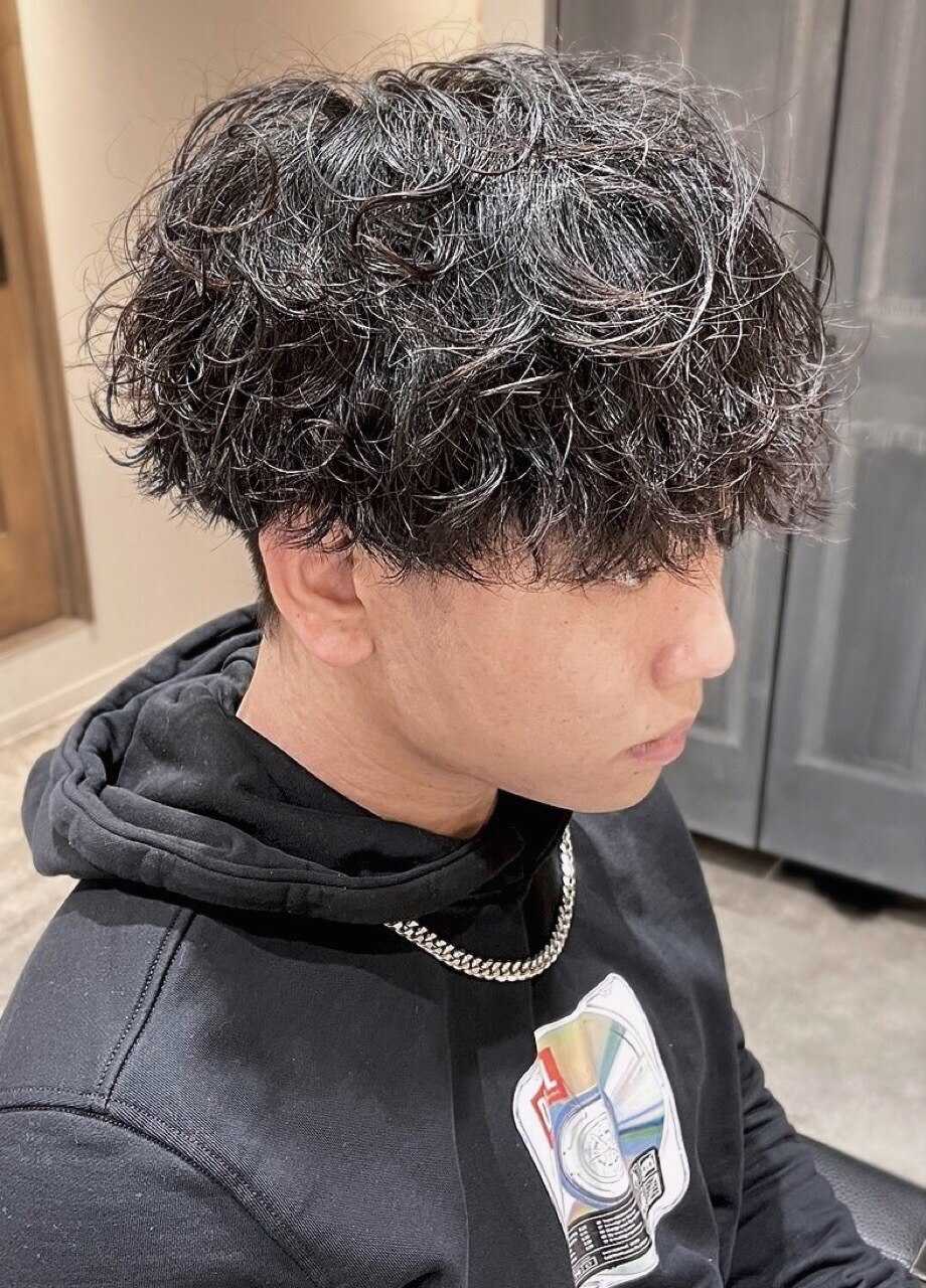 【MEN'S限定】デザインパーマ＋メンズカット 8300円[博多/博多駅前]